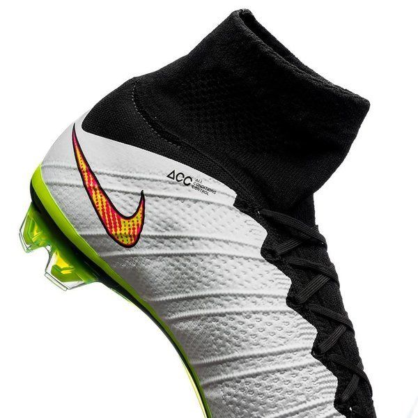 Mercurial Superfly 4 IV FG 2014 White & Green & Black