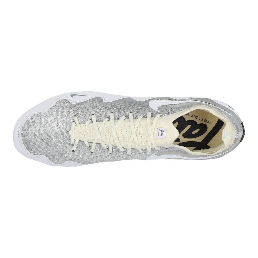 Mercurial Vapor 16 FG Elite x Patta Metallic Silver