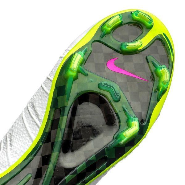 Mercurial Superfly 4 IV FG 2014 White & Green & Black