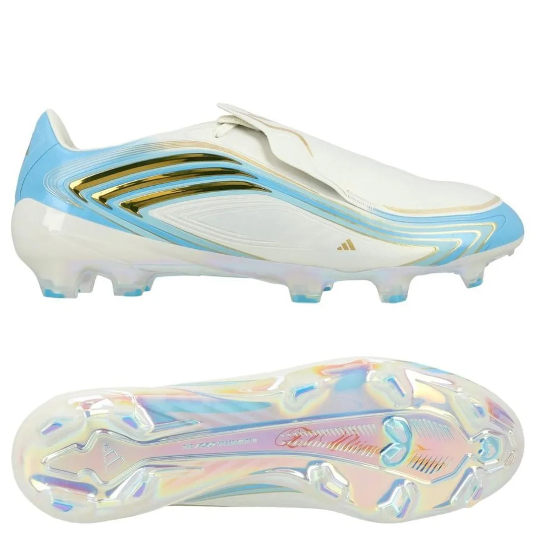 F50 Messi Elite FG The Last Tango - Ivory/Semi Blue Burst/Icey Blue