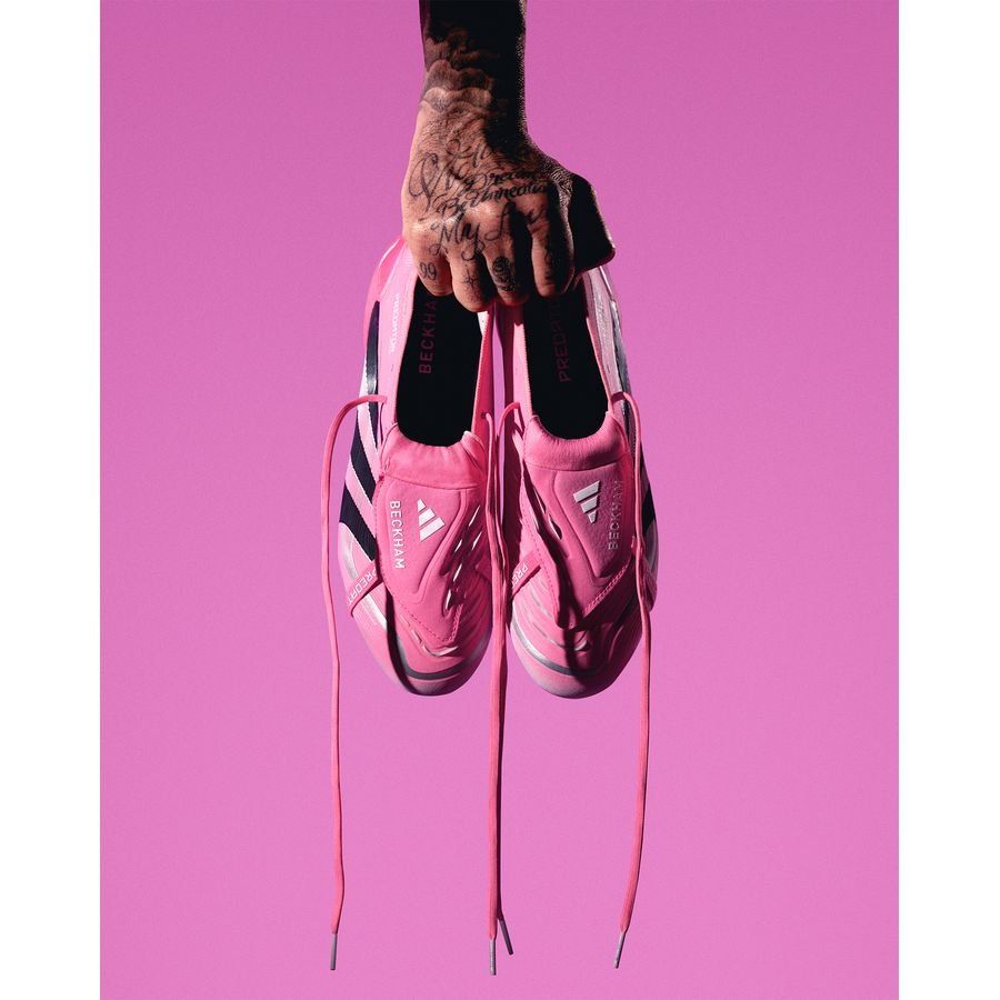 predator elite fg tongue DAVID BECKHAM BEAM PINK