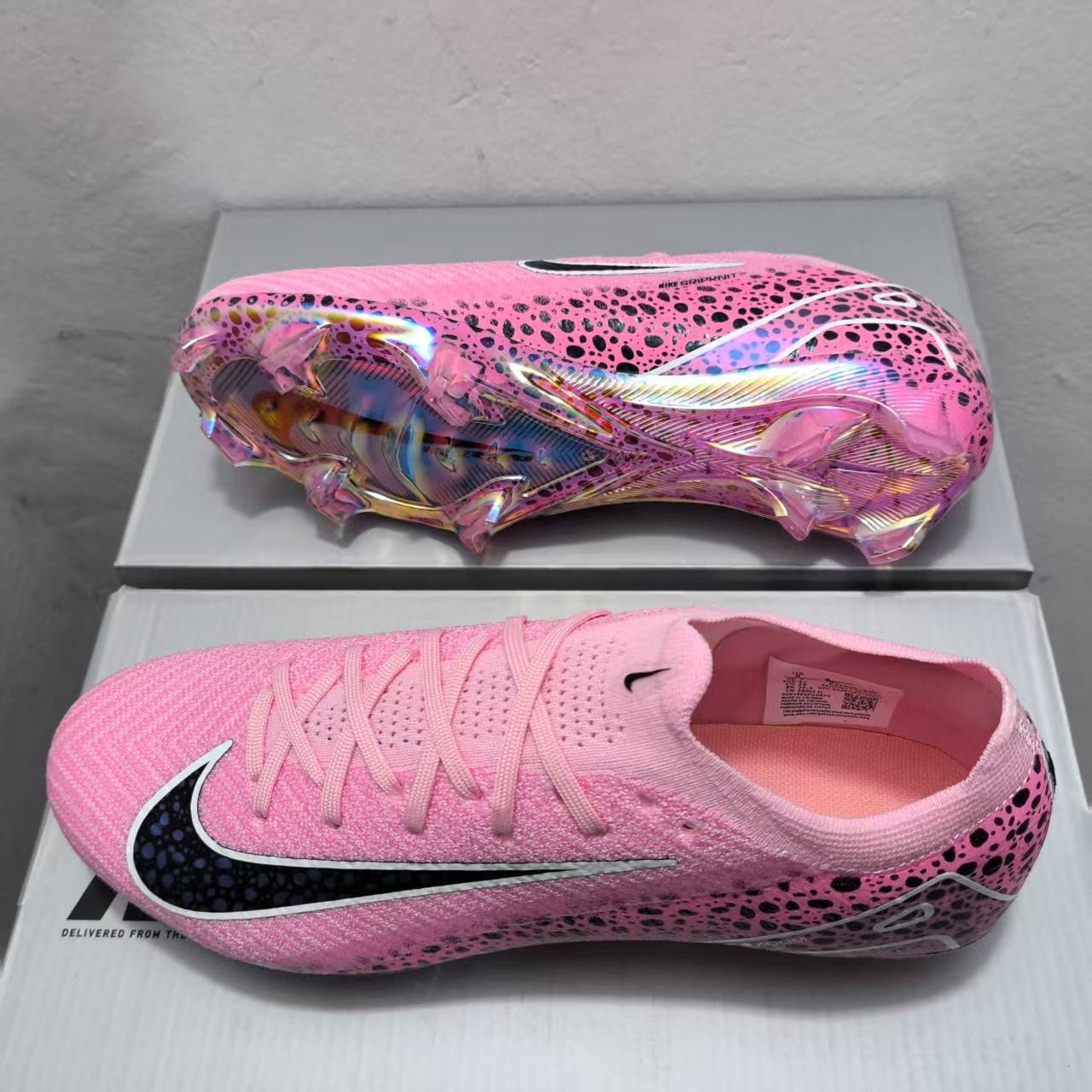 Mercurial Vapor 16 Elite FG Pink Leopard Special