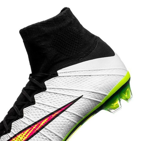 Mercurial Superfly 4 IV FG 2014 White & Green & Black